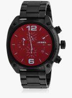 Diesel Dz4316 Black/Orange Chronograph Watch