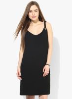 Dorothy Perkins Black Eyelet Slip Dress