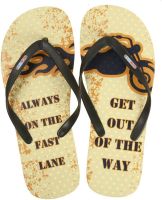 Flipside Fast Lane Yellow Flip Flops