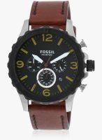Fossil Fossil Nate Analog Green Chronograph Watch