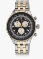 Giordano Gx1580-66 Golden/Black Chronograph Watch