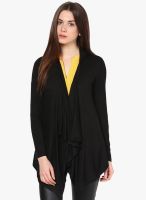 Harpa Black Solid Shrug