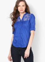 Harpa Blue Embroidered Shirt