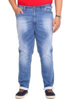 John Pride Blue Mid Rise Regular Fit Jeans