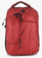 Lavie 15 Inches Ipack 3 Red Backpack