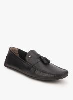 Louis Philippe Black Loafers