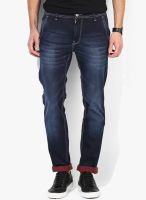 Monte Carlo Blue Low Rise Narrow Fit Jeans