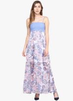 Only Lavender Colored Printed Maxi Dress