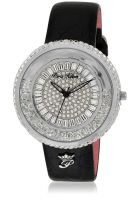 Paris Hilton H Ph13575js/04B Black/Silver Analog Watch