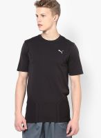 Puma Black Round Neck T-Shirt