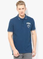 Puma Style Athl Blue Polo T-Shirt