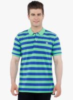 R&C Green Striped Polo T-Shirt