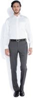 Raymond Home Men's Solid Formal White Shirt