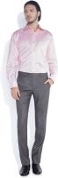 Raymond Home Men's Striped Formal Pink Shirt