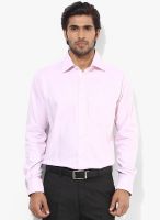 Raymond Pink Solid Slim Fit Formal Shirt