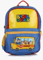 STAR GEAR 14 Inches School Bus Blue Backpack