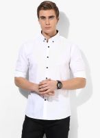 Selected White Slim Fit Casual Shirt