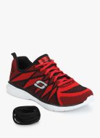Skechers Propulsion Red Running Shoes