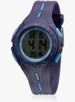 Sonata Nd8977Pp02J Blue/Grey Digital Watch