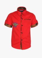 Spark Red Casual Shirt