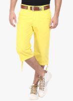 Sports 52 Wear Solid Yellow 3/4Th