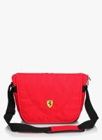Spread Red Nylon Sling Bag
