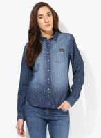 Superdry Blue Printed Shirt