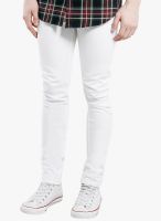 TOPMAN White Mid Rise Skinny Fit Jeans