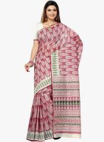 Triveni Sarees Maroon Printed Saree
