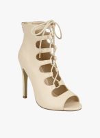 Truffle Collection Cream Stilettos