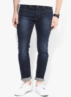 United Colors of Benetton Blue Mid Rise Skinny Fit Jeans