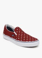 Vans Classic Slip-On Red Sneakers