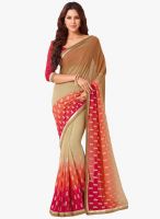 Vishal Multicoloured Embroidered Saree