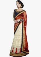 Xclusive Chhabra Off White Embroidered Saree