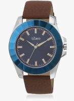 tZaro Z2371blblu Brown/Blue Analog Watch