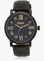 tZaro Zg4412stmbl Black/Navy Blue Analog Watch