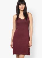 AMANTE Wine Solid Sleepdress