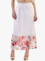 Belle Fille White Flared Skirt