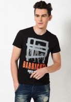 Call Of Duty Black Printed Round Neck T-Shirts