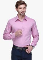 Canary London Pink Slim Fit Formal Shirt