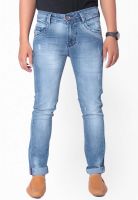 Code 61 Washed Light Blue Slim Fit Jeans
