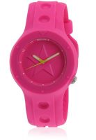 Converse Sports Vr001-630 Pink Analog Watch