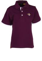 Cool Quotient Purple Polo T-Shirt