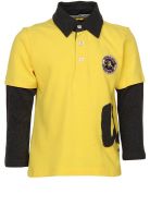 Cool Quotient Yellow Polo Shirt