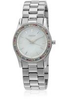 DKNY NY8723 Silver/White Analog Watch
