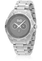 D&G Dw0652 Silver/Black Analog Watch