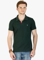 Duke Green Solid Polo T-Shirt