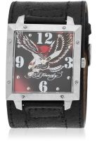 Ed Hardy Wa-El Black/Black Analog Watch