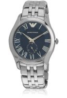 Emporio Armani Ar1789I Silver/Blue Analog Watch