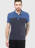 Fame Forever By Lifestyle Navy Blue Polo T-Shirt